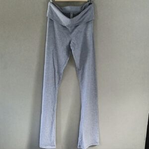 VSX Light Gray Foldover Flare Leggings